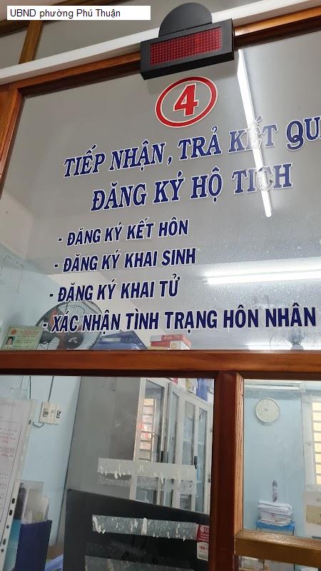 UBND phường Phú Thuận