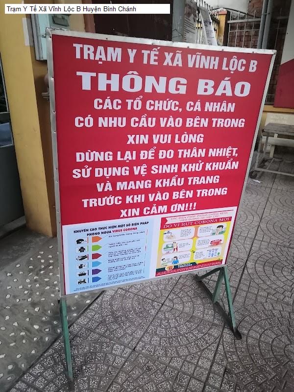 Trạm Y Tế Xã Vĩnh Lộc B Huyện Bình Chánh