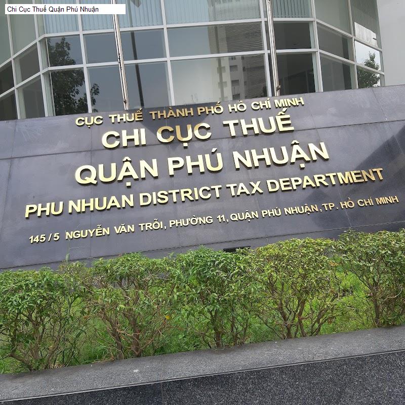 Chi Cục Thuế Quận Phú Nhuận