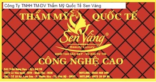 Công Ty TNHH TM-DV Thẩm Mỹ Quốc Tế Sen Vàng